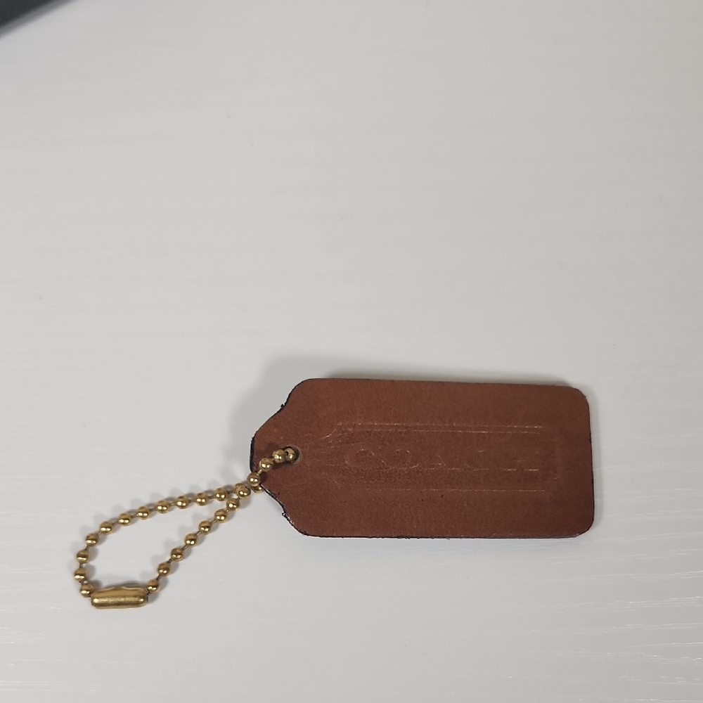 Coach British Tan Vintage Hangtag